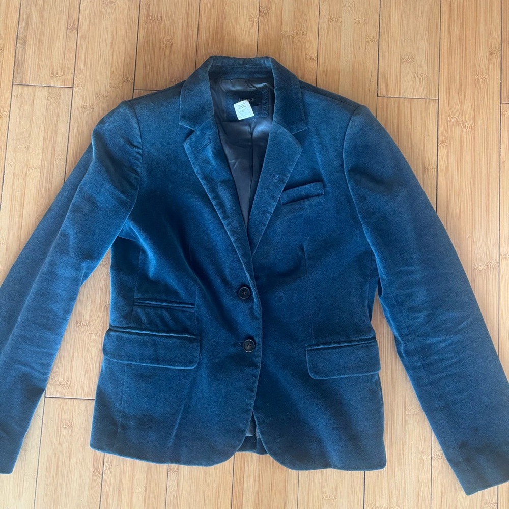 Velour Velvet Blazer
